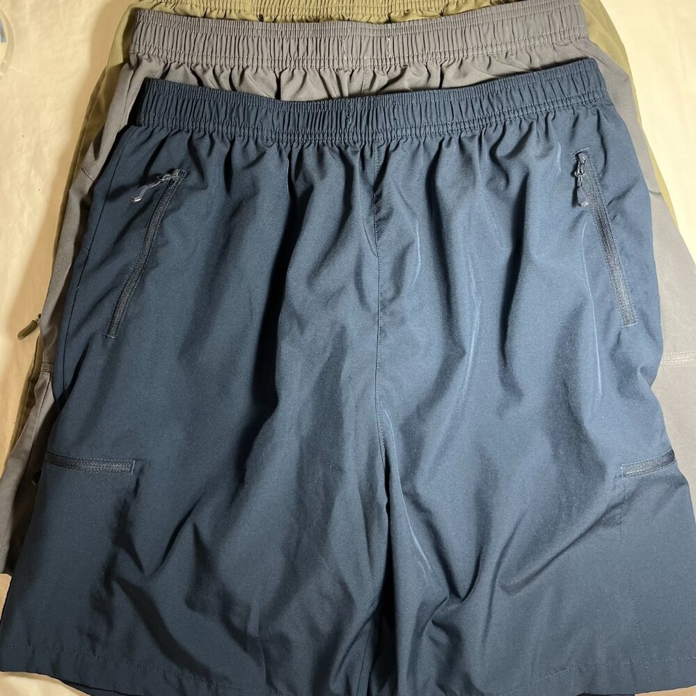 Set of 3 Willit Men's Hiking Quick-Dry Shorts Size Large